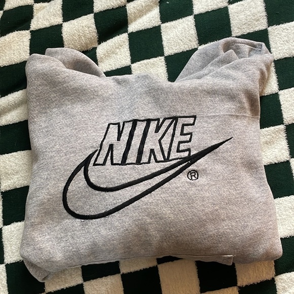 Nike Tops - Nike Grey Hooded Sweatshirt